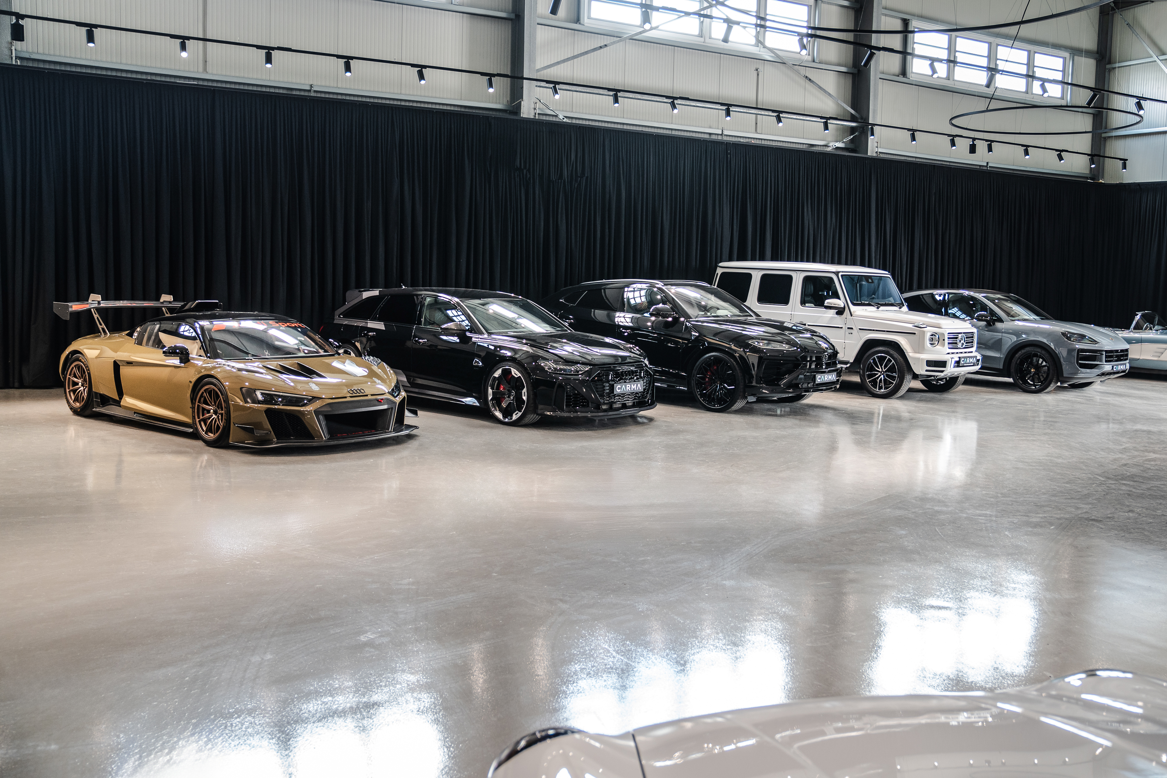 Exklusive Fahrzeugkollektion bei Carma Automotive - Porsche, Mercedes AMG und Sportwagen